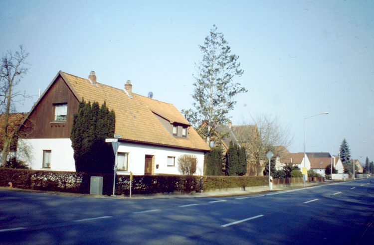 Früher Schneiderei Sagitz, Hauptstraße / Ecke Mahler Straße